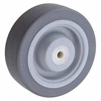 GRAINGER APPROVED Nonmark RBBR Tread Plastic Core Wheel, 26Y395