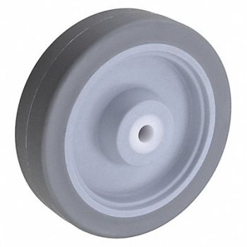 GRAINGER APPROVED Nonmark RBBR Tread Plastic Core Wheel, 26Y396