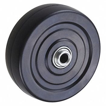 GRAINGER APPROVED Solid RBBR Wheel 4 200 lb., 26Y410