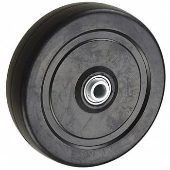 GRAINGER APPROVED Solid RBBR Wheel 5 240 lb., 26Y411