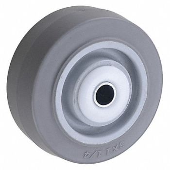 GRAINGER APPROVED Nonmark RBBR Tread Plastic Core Wheel, 26Y426