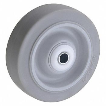 GRAINGER APPROVED Nonmark RBBR Tread Plastic Core Wheel, 26Y428