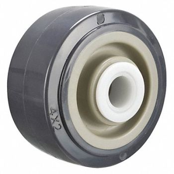 GRAINGER APPROVED PUR Tread on Plastic Core Wheel, 26Y434