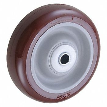 GRAINGER APPROVED PUR Tread on Plastic Core Wheel, 26Y442
