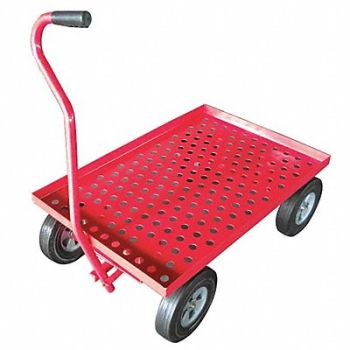 GRAINGER APPROVED Wagon Truck Perf Deck 24x36 Cap 1000 Lb, 26Y489