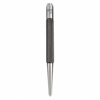 STARRETT Center Punch Steel 3 L 1/8 dia., 26Y852