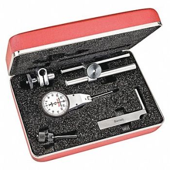 STARRETT Dial Test Indicator Set Swivel White, 26Z797