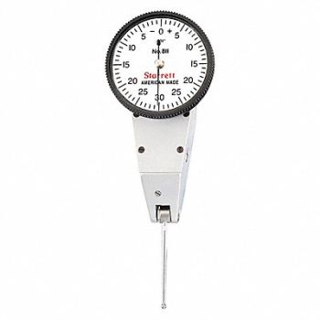 STARRETT Dial Test Indicator White 811 Series, 26Z798
