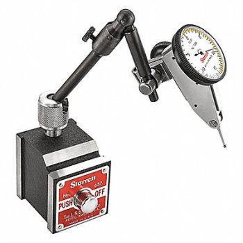 STARRETT Magnetic Base W/Indicator, 26Z917