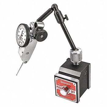 STARRETT Magnetic Base W/Indicator, 26Z918