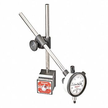 STARRETT Magnetic Base W/Indicator, 26Z923