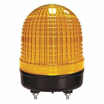 DAYTON Warning Light Yellow LED Stud, 26ZT51