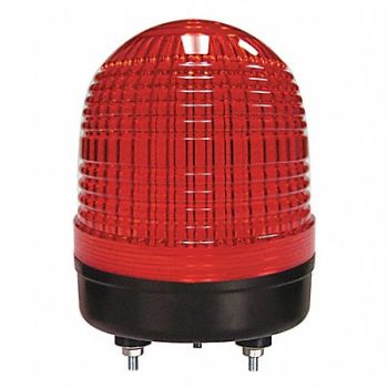 DAYTON Warning Light Red LED Stud, 26ZT65
