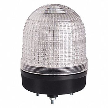 DAYTON Warning Light Clear LED Stud, 26ZT69