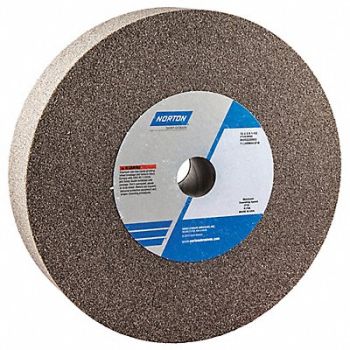 NORTON Grinding Wheel 12 in Dia AO 46 G Brown, 26ZV78