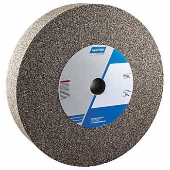 NORTON Grinding Wheel 14 in Dia AO 24 G Brown, 26ZV80