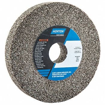 NORTON Grinding Wheel 5 in Dia AO 36/46G Brown, 26ZV98