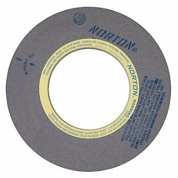 NORTON Grinding Wheel 20 in Dia AO 60 G Gray, 26ZW04