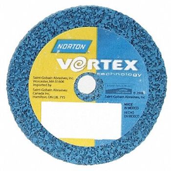NORTON Unitized Wheel 2 in Dia 1/4 in Connect, 26ZY75
