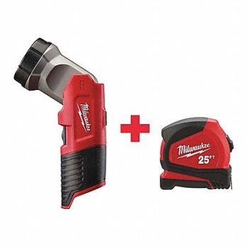 MILWAUKEE Rechargeable Worklight Kit 12.0V LED, 270Y44