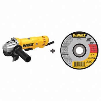DEWALT Angle Grinder w/ (25) Abrasive Wheels, 271D83