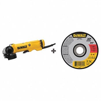 DEWALT Angle Grinder w/ (25) Abrasive Wheels, 271D87