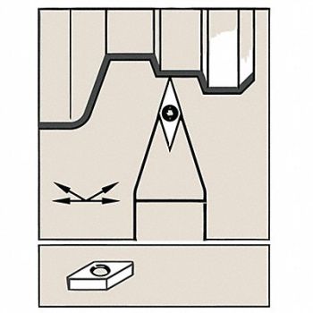 WIDIA Grooving/Parting Insert NRD Carbide, 273WH0