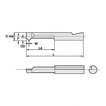 WIDIA Threading Tool Carbide, 273TC8