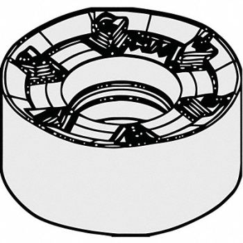 WIDIA Round Milling Insert 16.00mm Carbide, 274LJ6