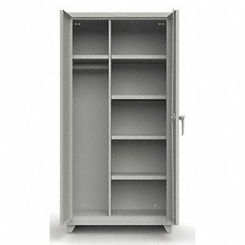 STRONG HOLD Storage Cabinet 75 x36 x24 Gray 4Shlv, 276ZK4