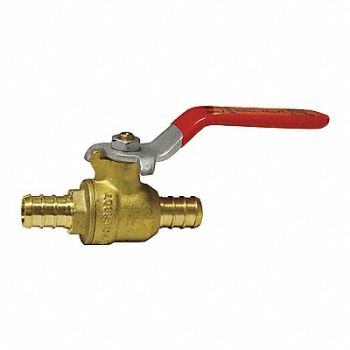 JONES STEPHENS Brass PEX Ball Valve Lead Free 3/4, 280A20