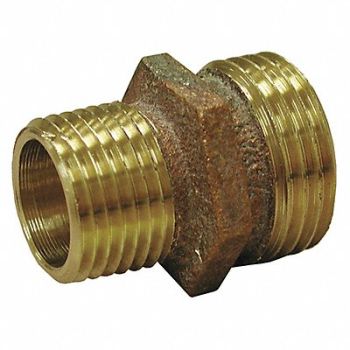 JONES STEPHENS Garden Hose Fitting MH x MP 3/4x1/2, 280C85