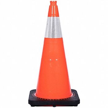 GRAINGER APPROVED Traffic Cone 10 lb Orange Cone Color, 53WN68
