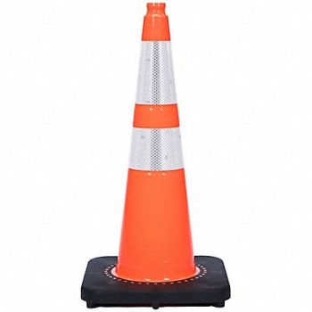 GRAINGER APPROVED Traffic Cone 10 lb Orange Cone Color, 53WN83