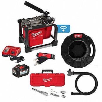 MILWAUKEE Sectional Drain Cleaning Kit 3 Augers, 60RK74