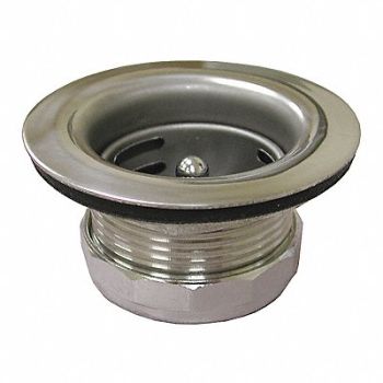 JONES STEPHENS Bskt Strainr Jr Duo Fits 1 3/4 Bar Sink, 284F42