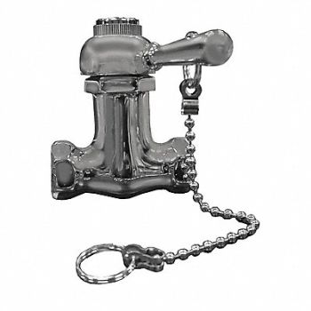 JONES STEPHENS Shower Valve Self-Closing 7 Pull Chain, 284G41