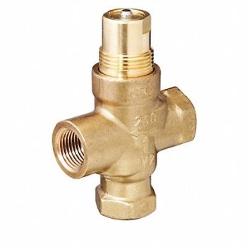 SIEMENS Mixing Valve Three Way 1/2 2.5 cv Flow, 284Y41