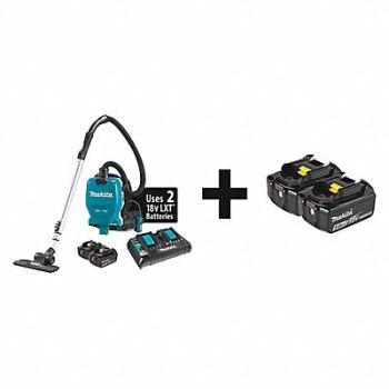 MAKITA Cordless Vacuum 18.0V Battery Included, 286RM2