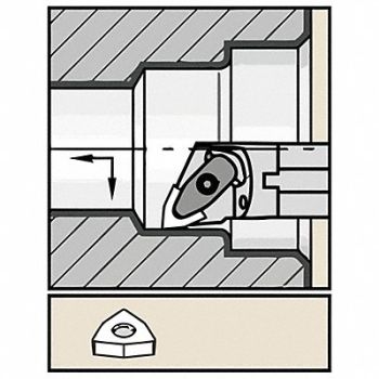 WIDIA Thread Turning Toolholder A-DWL-KC04, 287KU6