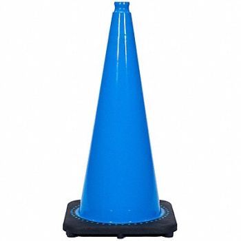 GRAINGER APPROVED Traffic Cone 7 lb Blue Cone Color, 53WN60