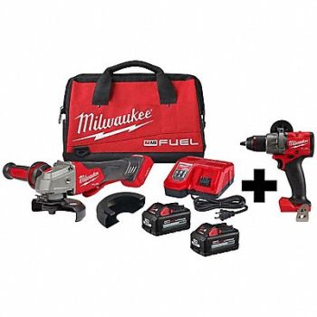 MILWAUKEE Braking Grinder M18 1/2 Drill/Driver, 388RY4