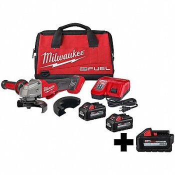 MILWAUKEE Braking Grinder M18 XC6.0 Battery Pack, 388RY7