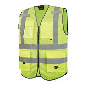 PIONEER Multi Pocket Mesh Vest Green Large, 288GT8