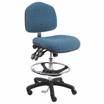 BENCHPRO Ergonomic Chair Fabric Blue, 28AD74