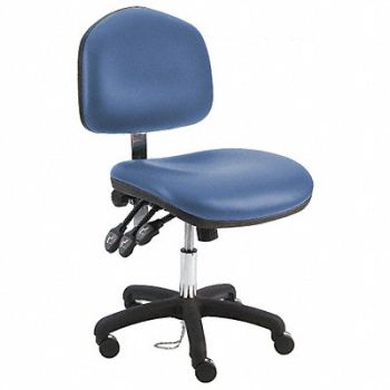 BENCHPRO Ergonomic Chair Vinyl Blue, 28AD75