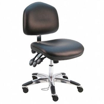 BENCHPRO Ergonomic Chair Vinyl Black, 28AE24