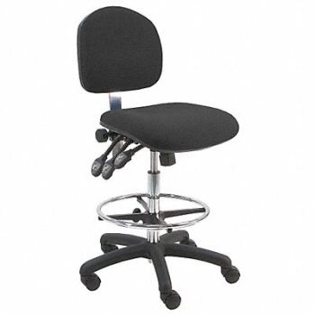 BENCHPRO Task Chair Fabric Black 21-31 Seat Ht, 28AD90