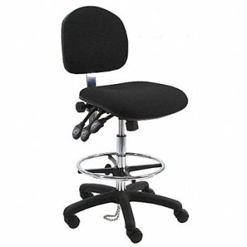 BENCHPRO Ergonomic Chair Fabric Black, 28AD92