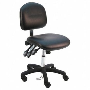 BENCHPRO Ergonomic Chair Vinyl Black, 28AD93